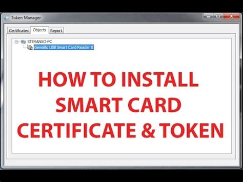 enroll smart card certificate|Smart Card Deployment: Manually Importing User Certificates.